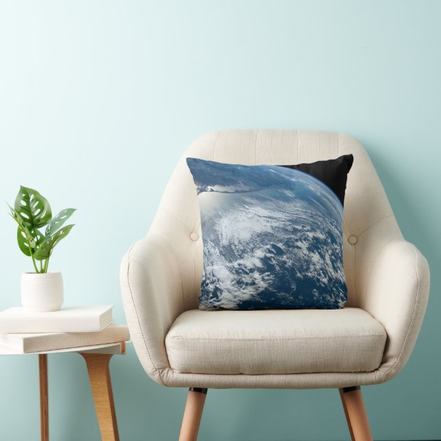 The Southern Tip Of Brazil Bordering Uruguay. Throw Pillow (Chair)
