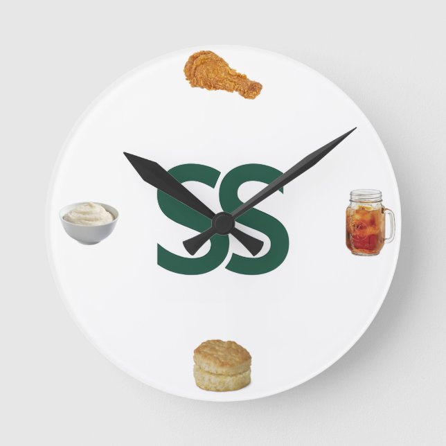 The Southern Wall Clock. Round Clock (Front)