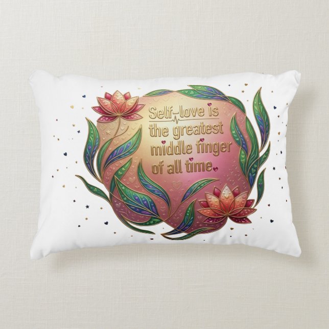 ​The Sovereign Heart Accent Pillow (Front)