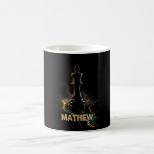 The Sovereign Luxury Dark Chess King Executive Magic Mug