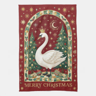 The Sovereign Swan’s Noel Kitchen Towel