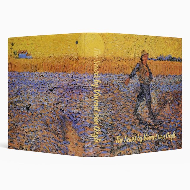 The Sower by Vincent van Gogh Binder (Background)