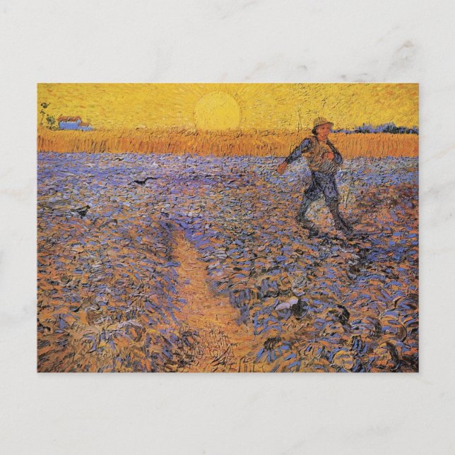 The Sower by Vincent van Gogh Postcard (Front)