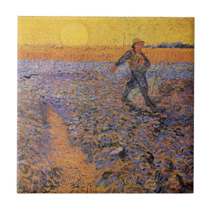 The Sower by Vincent van Gogh Tile