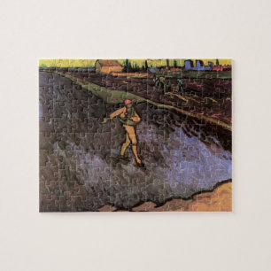 The Sower: Outskirts of Arles by Vincent van Gogh Jigsaw Puzzle