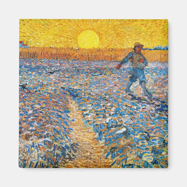 The Sower, Van Gogh Magnet (Front)