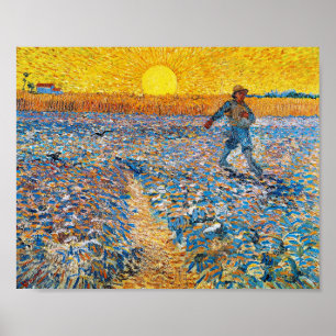 The Sower, Van Gogh Poster