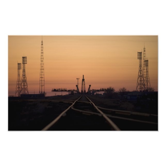 The Soyuz launch pad Photo Print (Front)