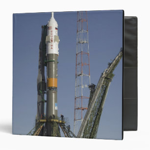 The Soyuz rocket is erected into position 2 Binder