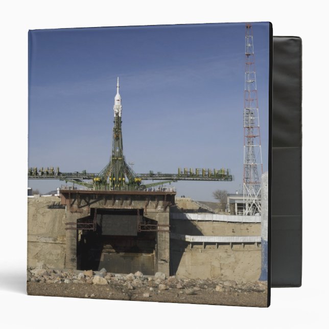 The Soyuz rocket is erected into position 6 Binder (Front/Inside)