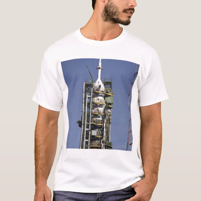 The Soyuz rocket is erected into position T-Shirt (Front)