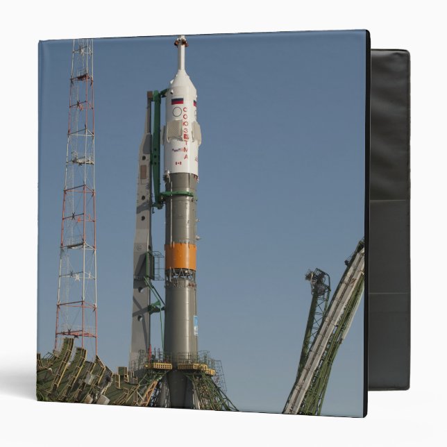 The Soyuz rocket shortly after arrival Binder (Front/Inside)