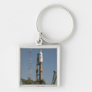 The Soyuz rocket shortly after arrival Keychain