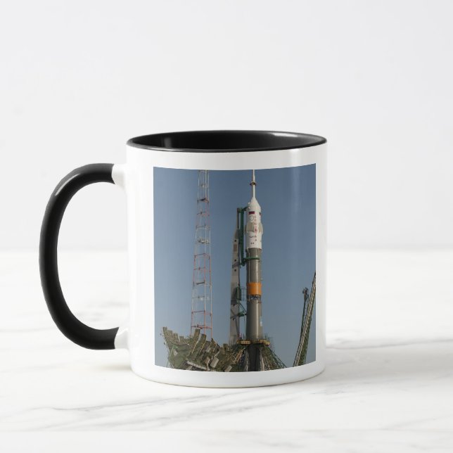 The Soyuz rocket shortly after arrival Mug (Left)