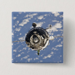 The Soyuz TMA-01M spacecraft 2 Inch Square Button
