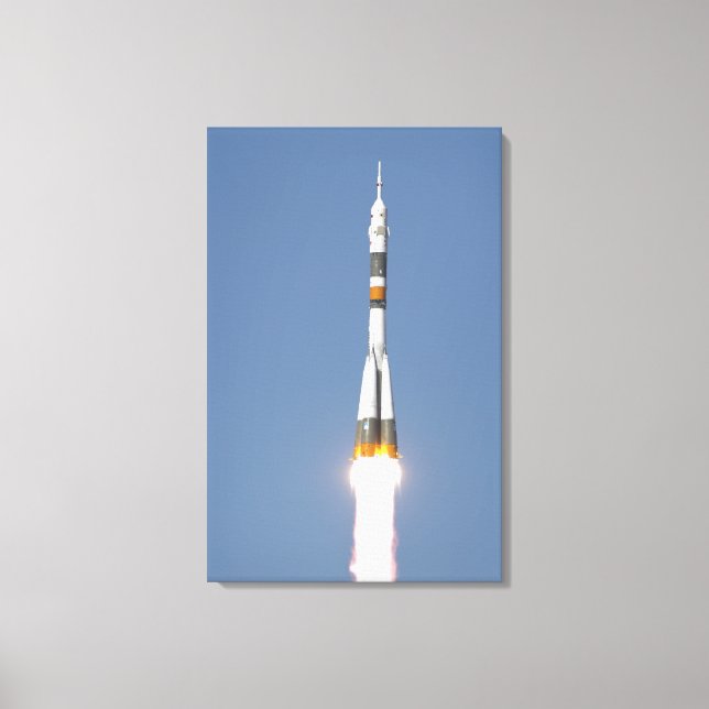 The Soyuz TMA-12 spacecraft Canvas Print (Front)