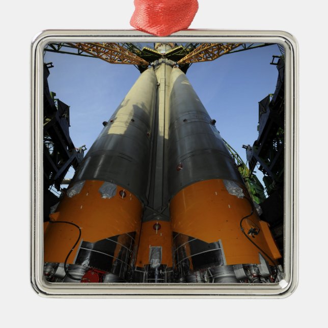 The Soyuz TMA-13 spacecraft 2 Metal Ornament (Front)