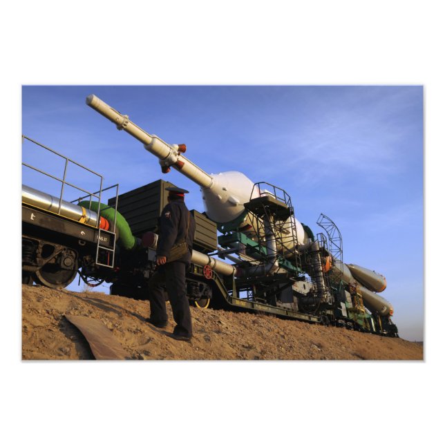 The Soyuz TMA-13 spacecraft Photo Print (Front)