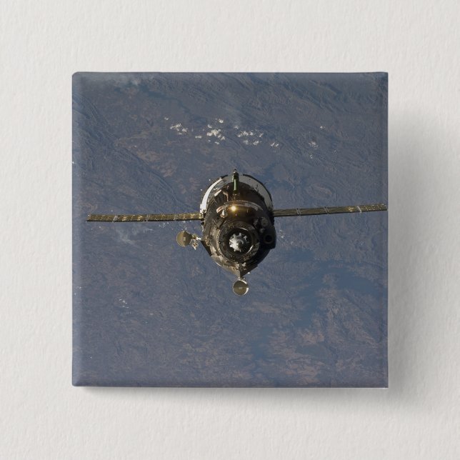 The Soyuz TMA-19 spacecraft 2 Inch Square Button (Front)