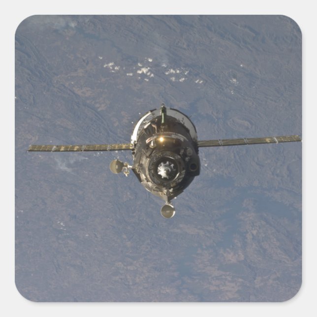 The Soyuz TMA-19 spacecraft 2 Square Sticker (Front)