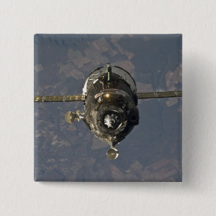 The Soyuz TMA-19 spacecraft 3 2 Inch Square Button
