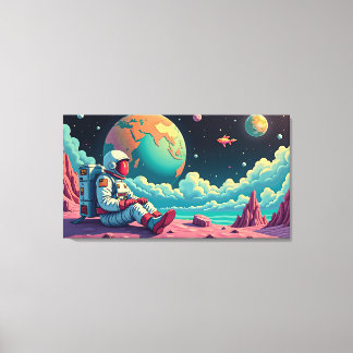 The Space Between Thoughts Canvas Print