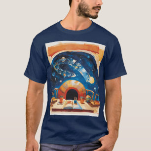 The space moved by music T-Shirt