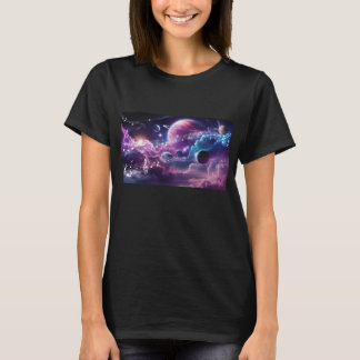 the space moved by music T-Shirt