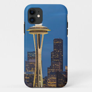 The Space Needle and downtown Seattle iPhone 11 Case