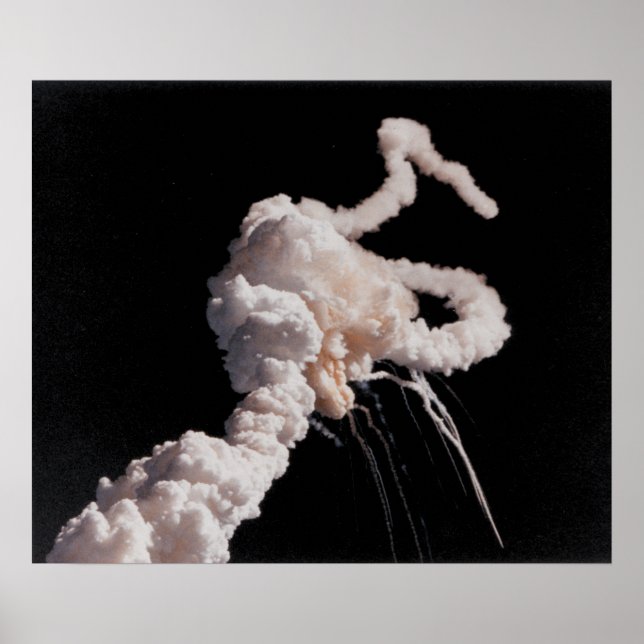 The Space Shuttle Challenger Disaster Poster (Front)