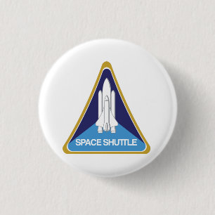 The Space Shuttle program 1 Inch Round Button