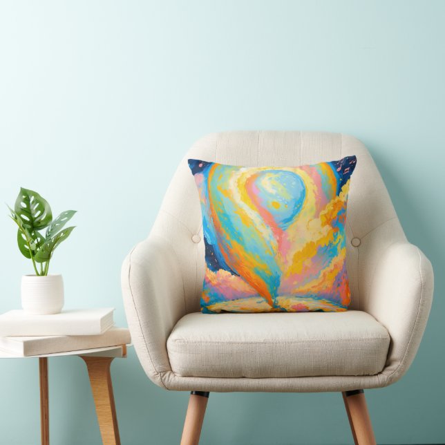 The space throw pillow (Chair)