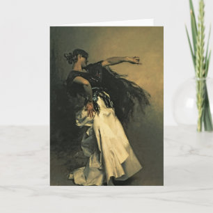 The Spanish Dancer, study for 'El Jaleo', 1882 Card
