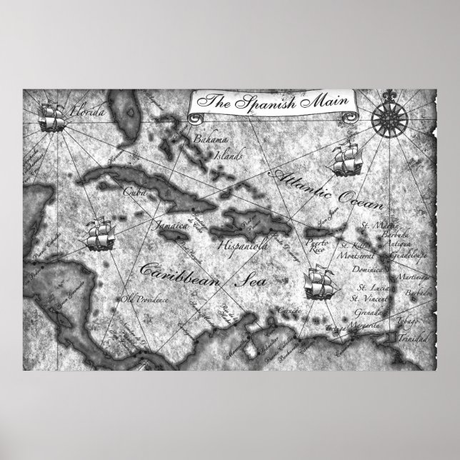 The Spanish Main Canvas Poster (Front)