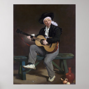 The Spanish Singer - Édouard Manet Poster