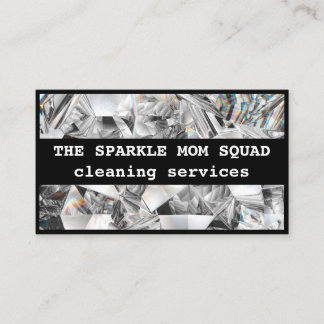 The Sparkle Mom Squad House Cleaning  Business Card