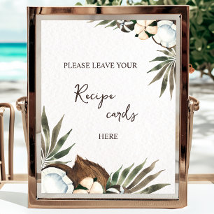 The special design of the Tropical Hawaiian Floral Poster