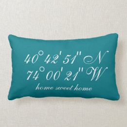 The Special Places | Geographical Coordinates Lumbar Pillow