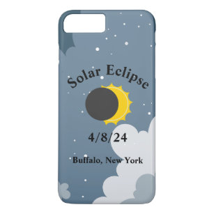 The Spectacular Solar Eclipse of 2024 iPhone Case