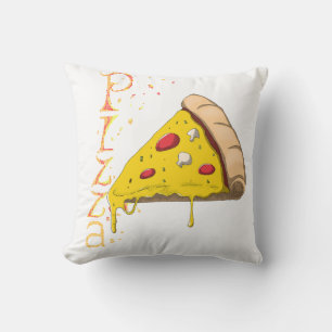 The Spectrum of Flavor: Pizza Edition 🍕 Throw Pillow