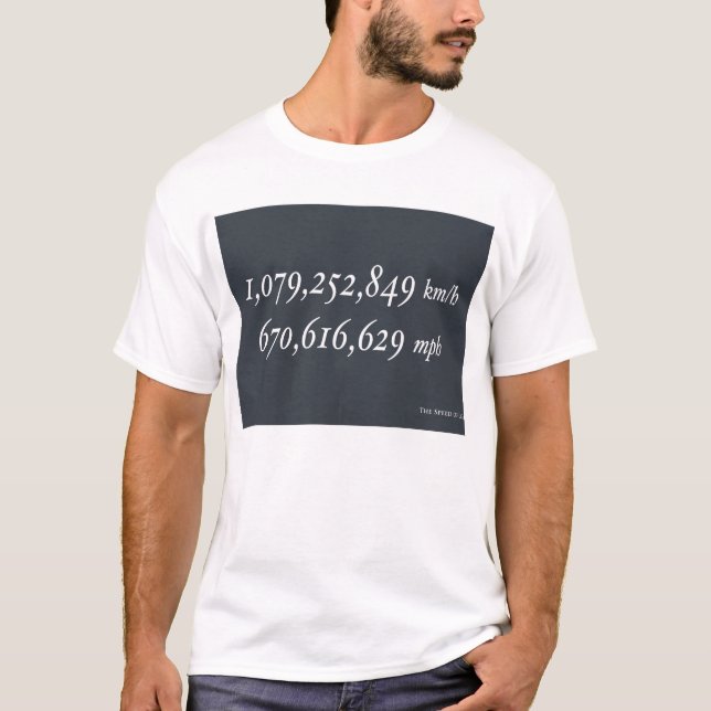 The Speed of Light T-Shirt (Front)