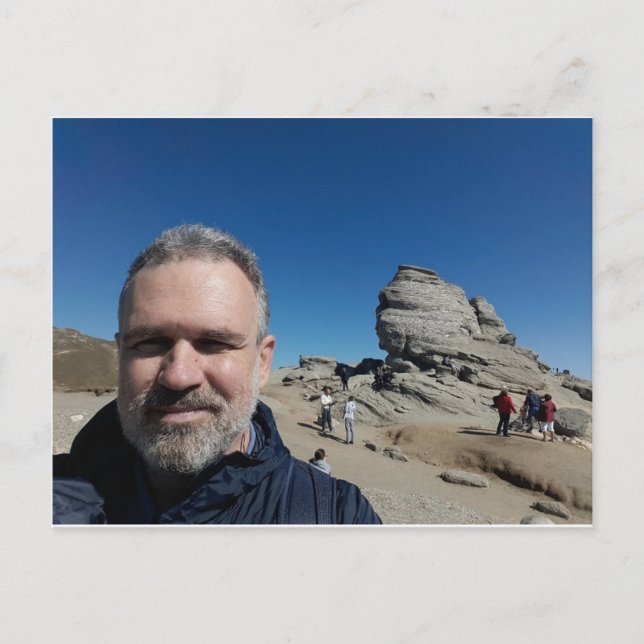 The Sphinx, Bucegi Mountains, Romania (design #2) Postcard (Front)