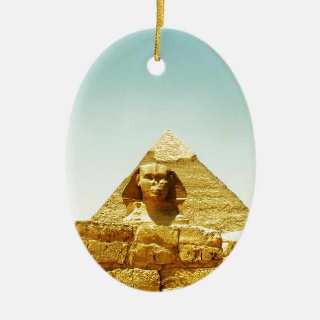 The Sphinx Ceramic Ornament (Front)