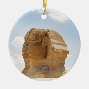 The sphinx ceramic ornament