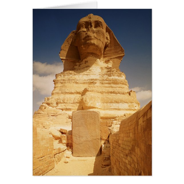 The Sphinx, dating from the reign of King (Front)