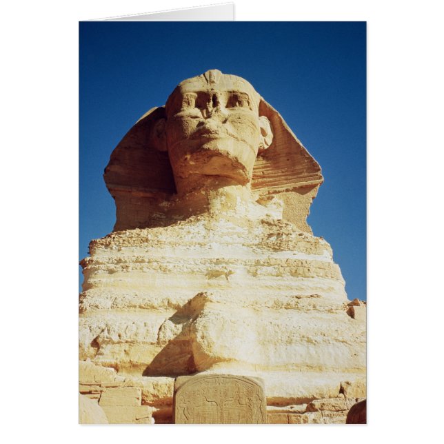 The Sphinx, dating from the reign of King (Front)