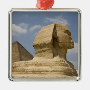 The Sphinx, Giza, Al Jizah, Egypt Metal Ornament