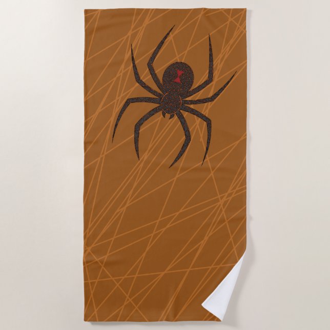 The Spider's Web Beach Towel (Front)