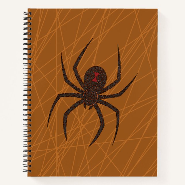 The Spider's Web Spiral Notebook (Front)