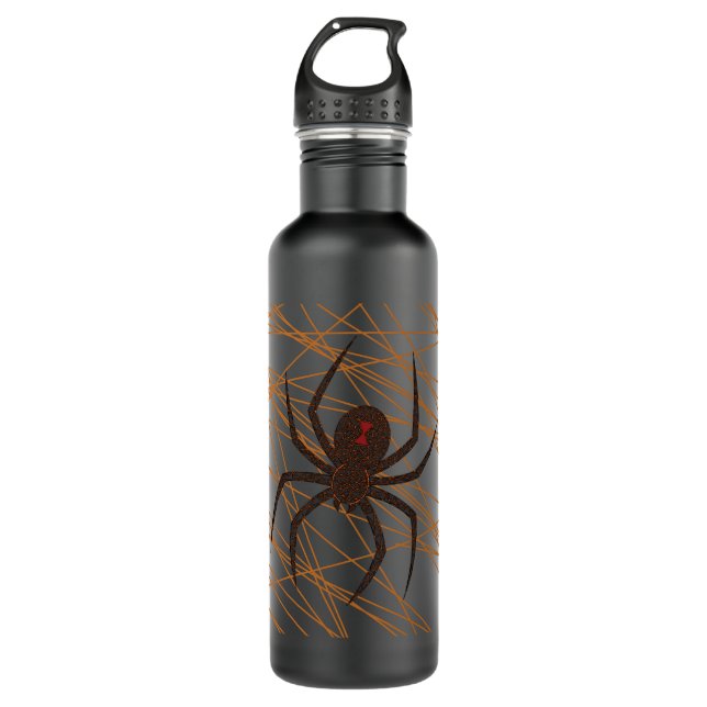 The Spider's Web Water Bottle (Front)